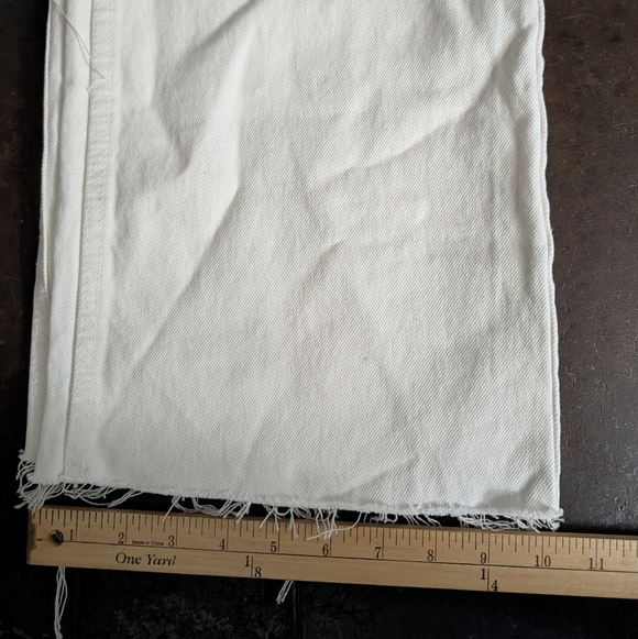 Zara Cream Denim Pants - Picture 5 of 8